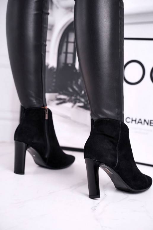 Women's Boots On High Heel Laura Messi Black