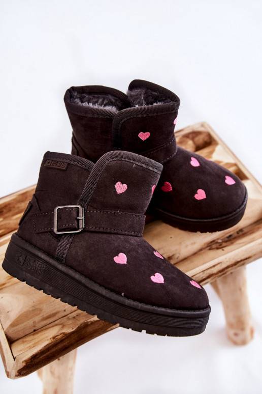 Children's Snow Boots Big Star KK374244 Grey
