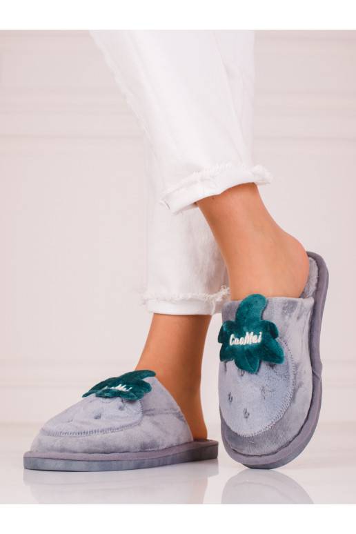 warm up slippers Shelovet gray