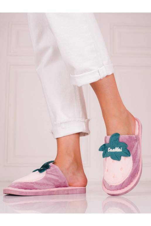 warm up slippers Shelovet pink