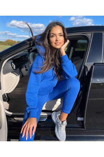 Pure - Cobalt blue hoodie 2