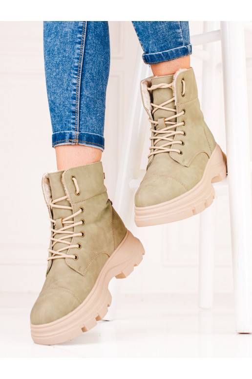 shoes  with platform Shelovet green