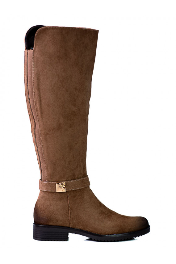 Convenient women's shoes Vinceza Brown color