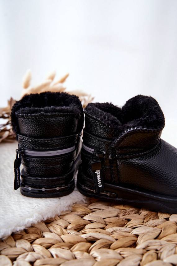 Children's Snow Boots Black Frosty
