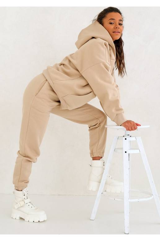Beige warm joggers
