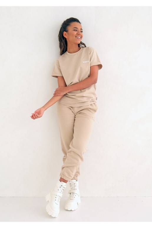 Beige warm joggers