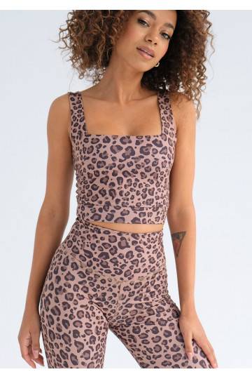 Classic - Beige leopard printed top 2