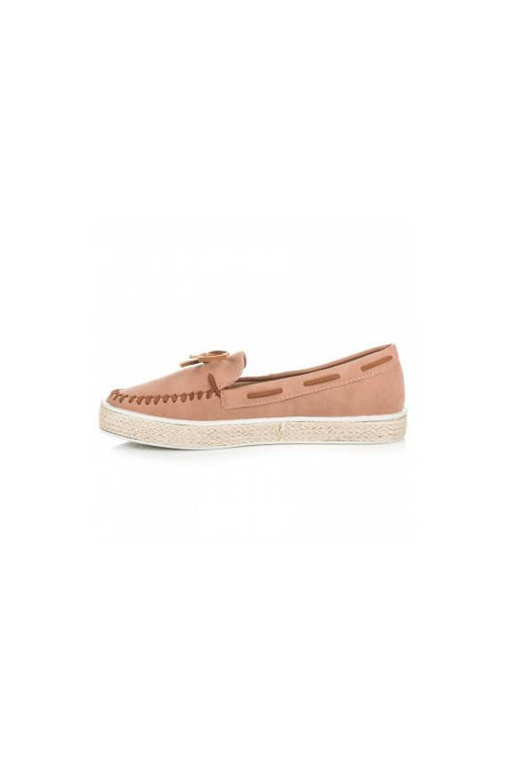 Women's Suede Loafers Dark Pink