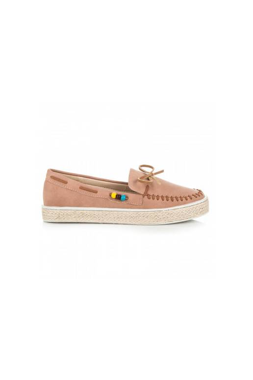 Women's Suede Loafers Dark Pink
