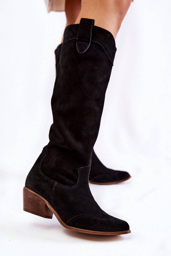 Women's High Heel Boots Lewski Black