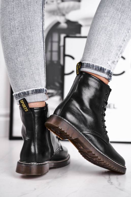 Women's Flat Boots Black Marita Women's Flat Boots Black Marita