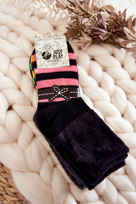 Classic Women's Striped Socks 5-Pack Multicolor