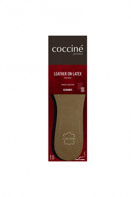 Coccine Leather On Latex Foam Insoles