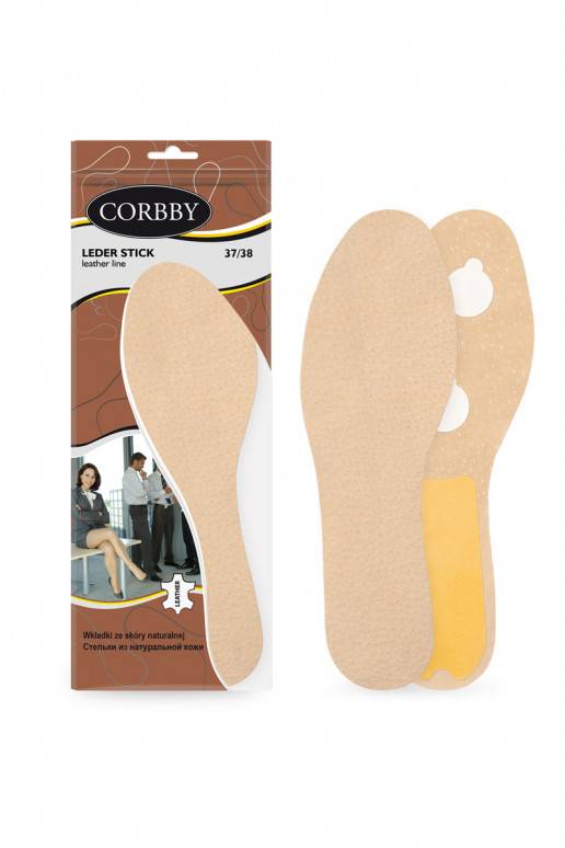Corbby LEDER STICK Leather insoles, shoe inserts