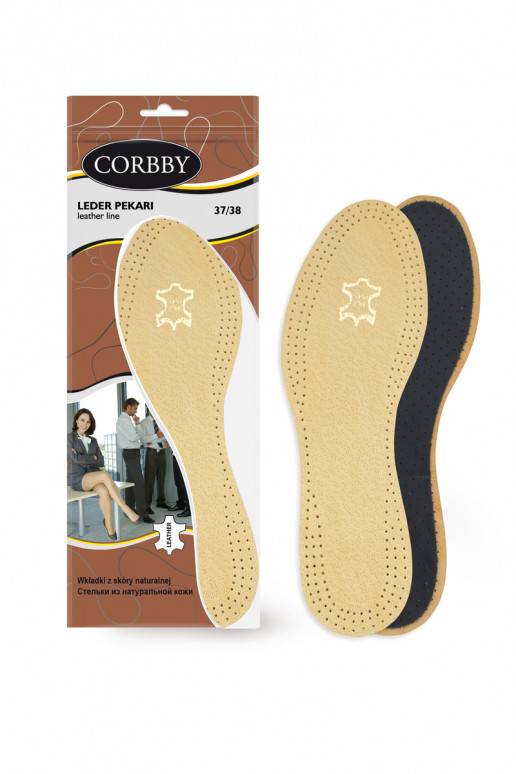 Corbby LEDER PEKARI Insoles made of high-quality natural leather
