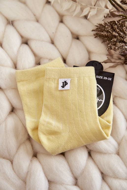 Youth Classic Striped Socks Yellow
