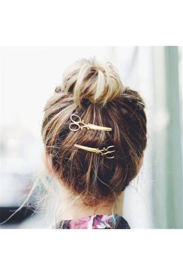 Hair clips 2 pcs "Scissors"