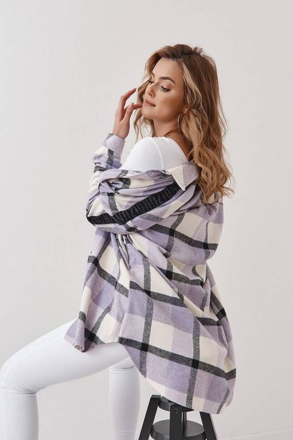 Long shirt   purple 3049