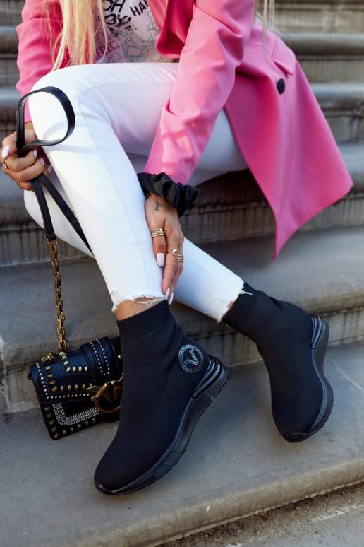 Women's Black Sport Socks Runaway Women's Black Sport Socks Runaway