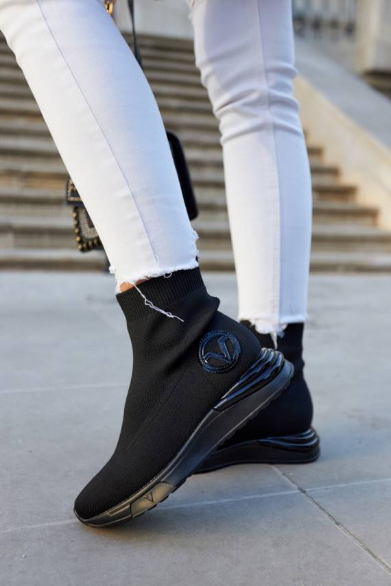 Women's Black Sport Socks Runaway