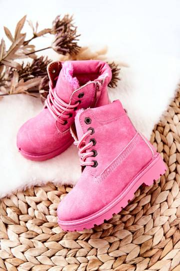 Children's Trapers Boots Pink Milos 2