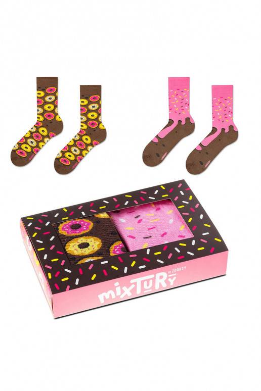 Zooxy mixTURY Donut Socks Set 2 Pairs