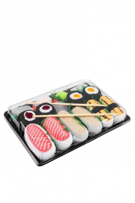 Sushi Socks Rainbow Socks 5 Pairs: Tamago Butter Fish Salmon Maki