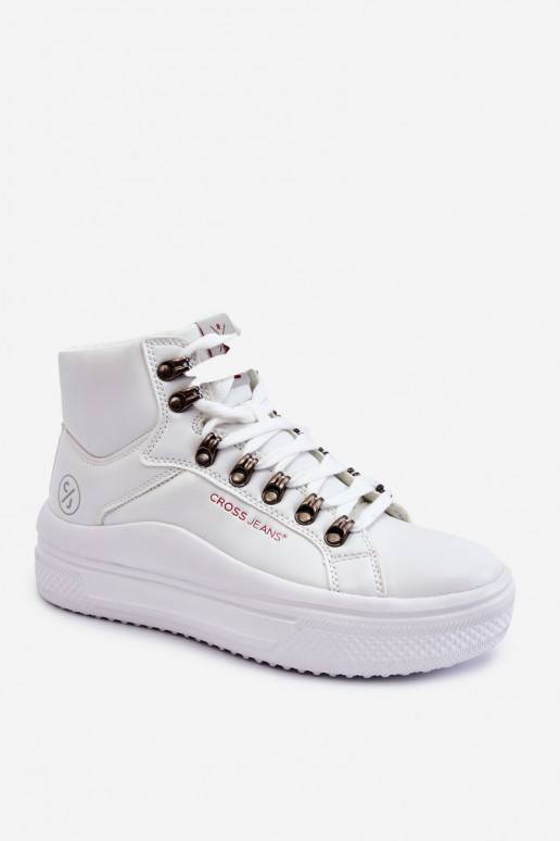 Women's High Sneakers Cross Jeans KK2R4028C White