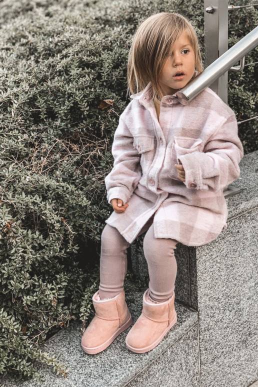 Children's Insulated Snow Boots Pink Gooby