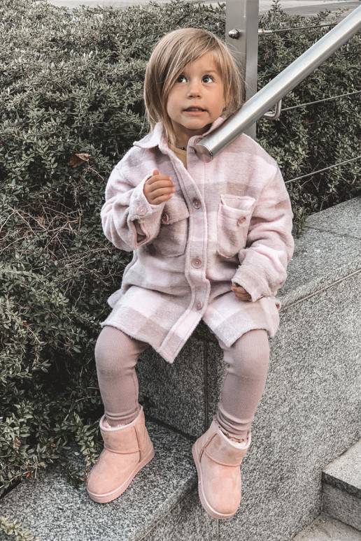 Children's Insulated Snow Boots Pink Gooby