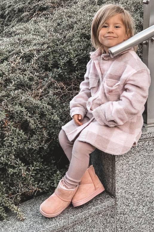 Children's Insulated Snow Boots Pink Gooby