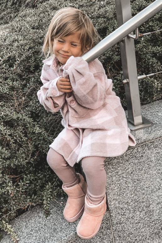 Children's Insulated Snow Boots Pink Gooby