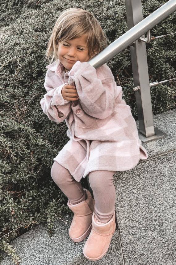 Children's Insulated Snow Boots Pink Gooby