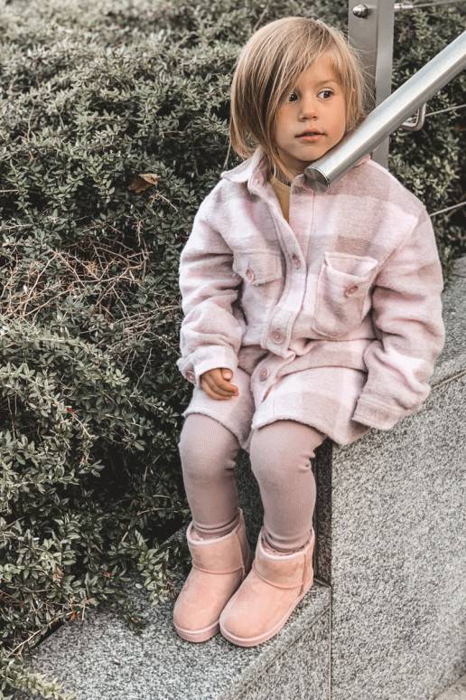 Children's Insulated Snow Boots Pink Gooby