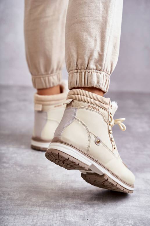 Women's Warm Boots Trappers Beige Liv Women's Warm Boots Trappers Beige Liv