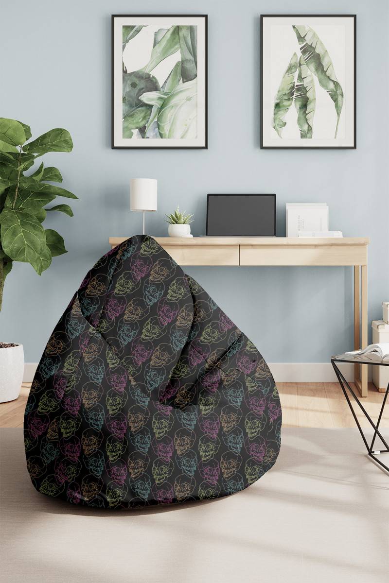 Skull bean sales bag chair