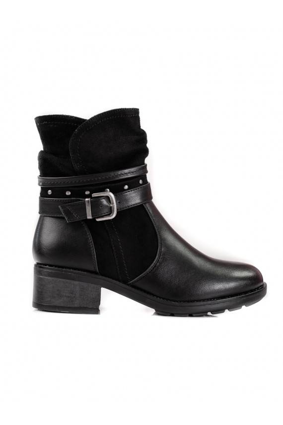 Women's boots Shelovet z ozdobnym paskiem