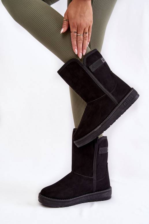 Women's High Snow Boots Big Star Black