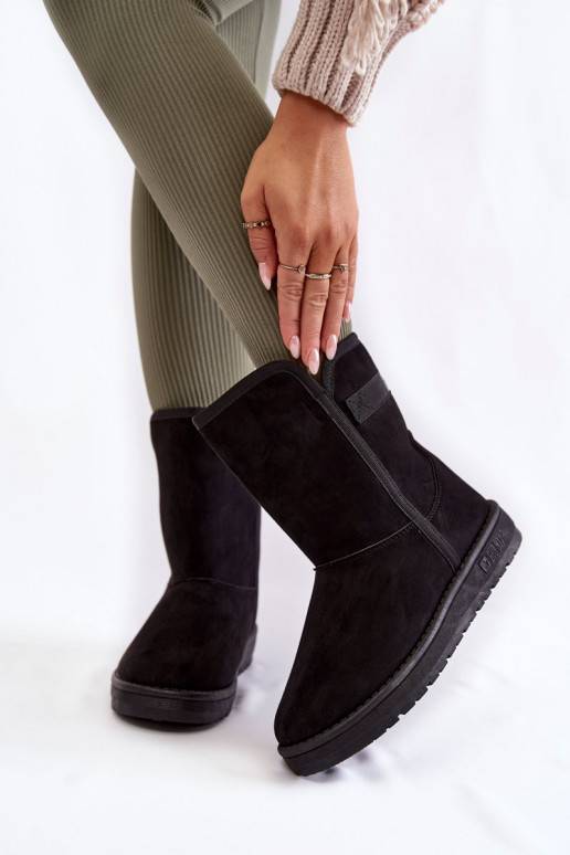 Women's High Snow Boots Big Star Black