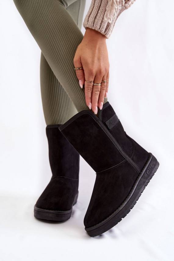 Women's High Snow Boots Big Star Black