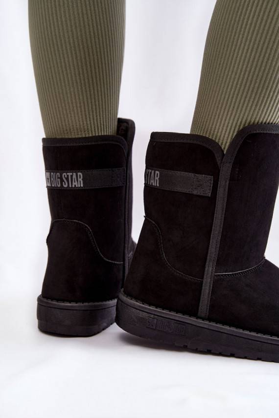 Women's High Snow Boots Big Star Black