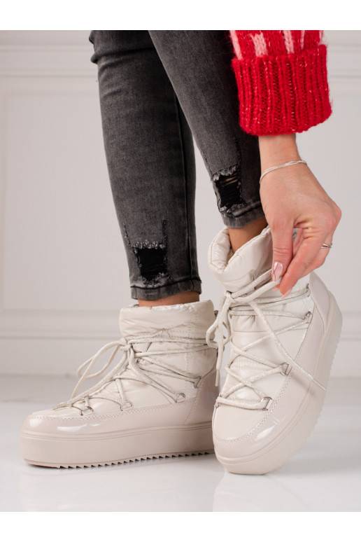 Women's snow boots jasnobeige shelovet
