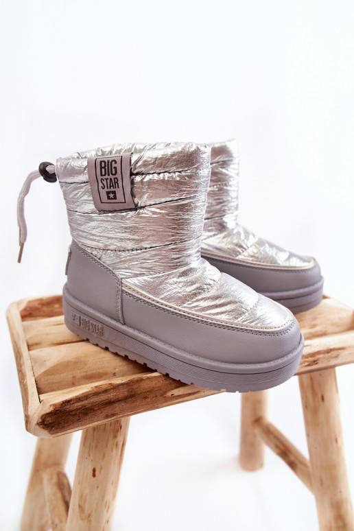 Children's snow boots Big Star KK374218 Grey-Silver