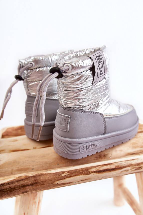 Children's snow boots Big Star KK374218 Grey-Silver