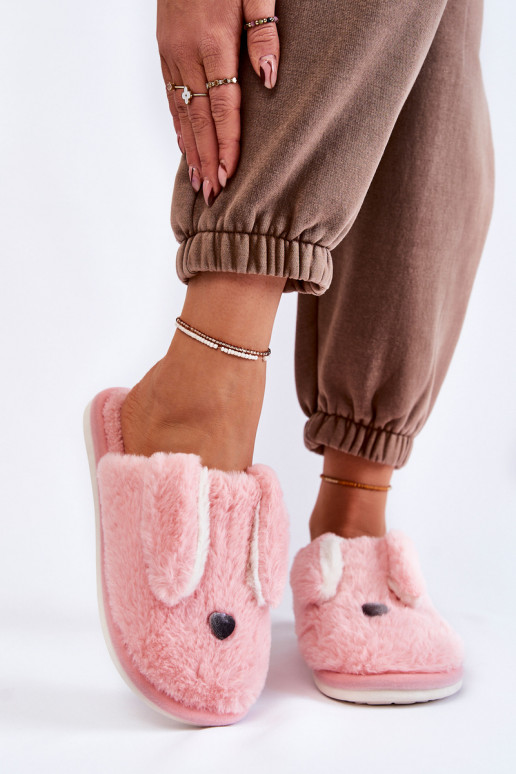 Women's Fur Slippers Light Pink Remmi