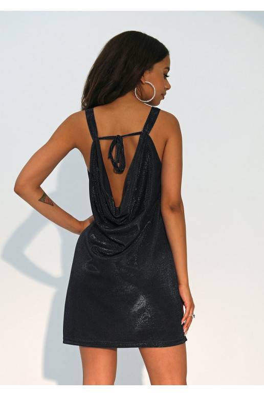 Sammy - Shiny black mini dress Sammy - Shiny black mini dress