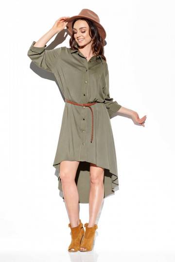 Žalios spalvos suknelė iš...