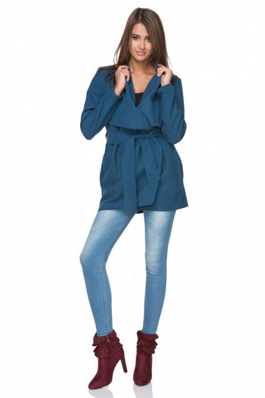 Mėlynas  Paltas modelis Tessita