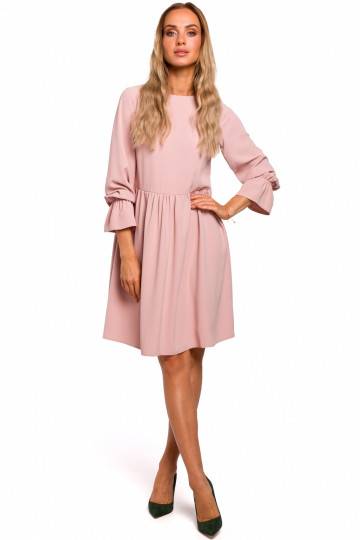 Rausva Suknelė modelis Moe