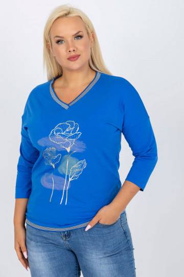 Mėlynos spalvos Plus size...